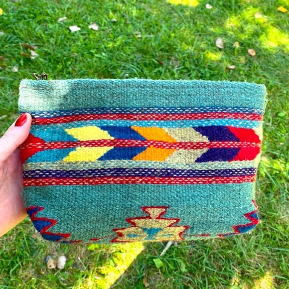 mz Handbags - MZ Oaxaca Mexico wool clutch